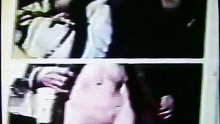 Dirty College girl's grabbing gestures to my bare ass