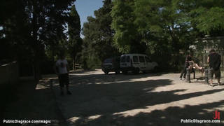 Red-Haired plowed in various public places (James Deen, Yakima Squaw, Tormentor James)