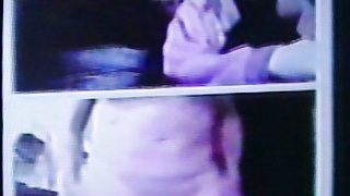 2 dirty College girls, 1 adds her bare ass to my strip show