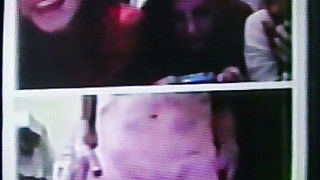 3 brunette College girls get excited by my strip show (+ sound ) 2