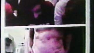 3 brunette College girls get excited by my strip show (+ sound ) 2