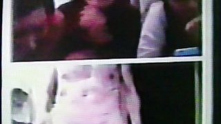 3 brunette College girls get excited by my strip show (+ sound ) 2