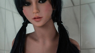 Hot Anal Creampie Teen Skinny Sexdoll with perky small Tits