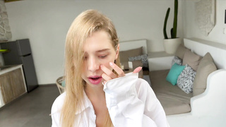 Ass-Fuck internal ejaculation or as I gulped tea with Californiababe