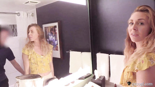 EXCOGI - Marvelous 20yo Maddi gets Facialized in Pornography Casting!