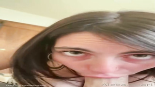 Pecker liking dark-haired A Pleasure Button is providing a deep oral to a mate, just for joy