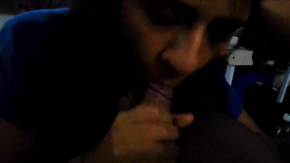 Hard-On enjoying brown-haired is providing outstanding oral jobs even to her step- bro, just for joy