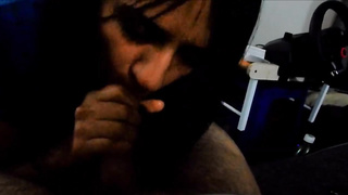 Hard-On enjoying brown-haired is providing outstanding oral jobs even to her step- bro, just for joy