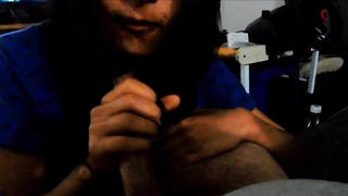 Hard-On enjoying brown-haired is providing outstanding oral jobs even to her step- bro, just for joy