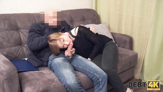 Flirty teenie is about to have gonzo fuck-a-thon with her landlord, to pay the rent