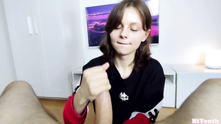 Jizz in the Gullet or on the Face? she chose both