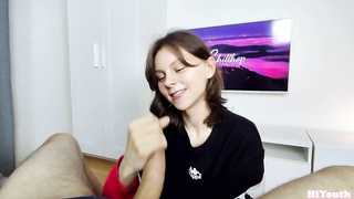 Jizz in the Gullet or on the Face? she chose both