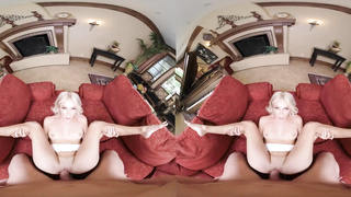 VR PLOWERS Fresh Sitter Makes My Wifey's Honeypot Humid - FFM three way With Lily Larimar And Katie Morgan