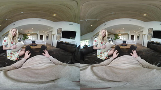 VR PLOWERS Fresh Sitter Makes My Wifey's Honeypot Humid - FFM three way With Lily Larimar And Katie Morgan