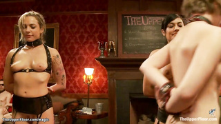 COUGAR makes gimps submit at soiree (Dahlia Sky, Beretta James, Alani Pi, Simone Sonay)