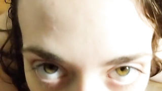 Diminutive dark-haired TaylorMorganHi dances, unclothes, deep throats, plows. and ejaculates in this spunky intercourse movie