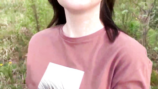 Sloppy minded brown-haired, Olivia Moore is inhaling a meaty shaft expecting to get a facial cumshot money-shot