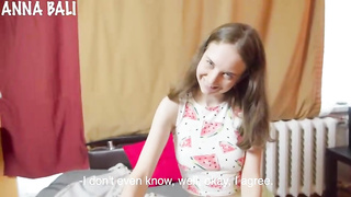 Bony nubile brown-haired was draining with a fucky-fucky fucktoy before she had lovemaking with her step- brutha