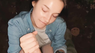 Accomplished, inexperienced black-haired gave a deep, humid sucky-sucky to a boy she has recently encountered