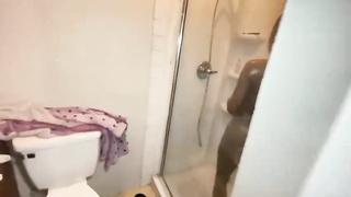 Insane Ebony chick loves to get frigged and banged late at night, until she shoots a load