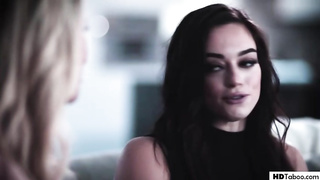 Nubile is wooed by a cuckquean who loves to see to fellate her spouse's man sausage and get boinked