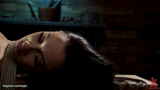 Slender victim tied and finger boned (Jazmin Luv)