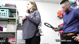 Fat manmeat up cougar suspects bootie at the backoffice