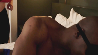 Brief haired bbw with XXL globes got down and messy with a black man, the other day