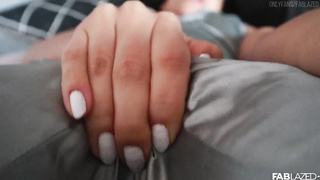 Jerking when I wake up and Conversing torrid to you (Raw Climax, Close-up)