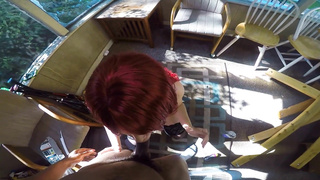 Poking my homeboys gf outside while he's frolicking madden!