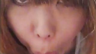 Korean pipe cockblower gave a oral to her fresh paramour and made him wail from elation