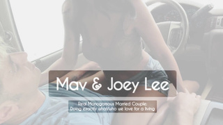 Married Duo Has Joy: Drilling and Deep Throating in the Front Seat- Mav & Joey Lee 4K