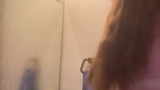 Super-Cute eighteen y/o Slender Xxl Girlfriend Lets Me Jizz Inwards Her Cock-Squeezing Slit While Juggling Her On My Pipe B4 Bathroom