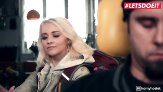 CRAZY HOSTEL - Small Blondie Teenage Marylin Sugar Nailed Rock-Hard By Mischievous Thief Utter Episode