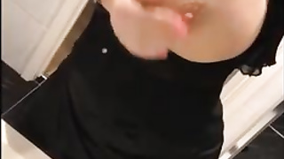 Sophia James is a huge boobed, platinum-blonde chick who loves to have fun with her thick titties