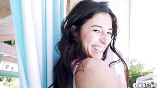 Latina's poolside fuckin'