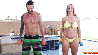 Sport trainer Quinton James nailed Joslyn in various ways