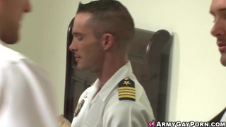 Navy Aden Jaric penetrate his pal Bobby Clark in the donk fuck-hole