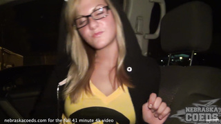 pretty towheaded iowa city schoolgirl does first-ever time nude faux-cock audition movie