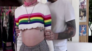 Honey with sizzling rump gets porked highly rock hard