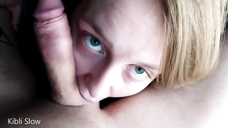 POINT OF VIEW Hottest ever oral SLOW MANEUVERABILITY He jizz in my throat - Innate red-haired Kibli Slow Pornography Vids - Tube8