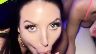 ANGELA WHITE - Sky Bri And Mr Fortunate Late Night Three-Way