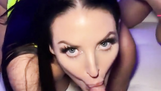 ANGELA WHITE - Sky Bri And Mr Fortunate Late Night Three-Way