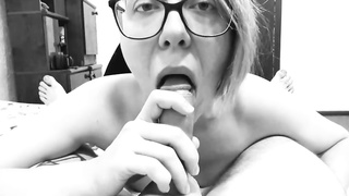 LOL Fail Accidentally cum shot on the nose and glasses Porno Flicks - Tube8