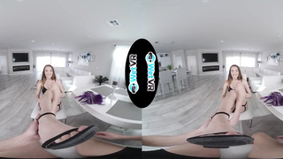 WETVR Trussed Up Joy Dark Haired Smashed With Throatful In VR Pornography