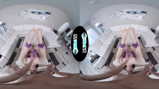 WETVR Trussed Up Joy Dark Haired Smashed With Throatful In VR Pornography