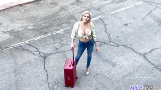 Impressive blondie nymph is always in the mood to fellate a rock rock hard hard-on and get pounded