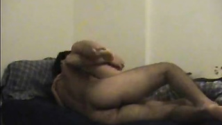 Superb looking dark haired girl getting nailed