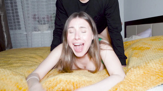 Inexperienced School Damsel Boinked RAUNCHY - THROATPIE - Dickforlily