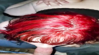 Crimson haired honey is shrieking from sheer pleasure while getting pulverized from the back, stiffer than ever before